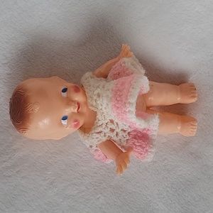 Cute Vintage Irwin Hard Plastic Doll Rosy Cheeks